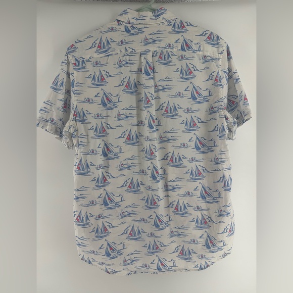 Vineyard vines men’s classic fit printed Murray shirt short sleeve size S - Picture 5 of 12